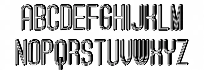 Fairytale 3D Retro Regular Polices MAJUSCULES