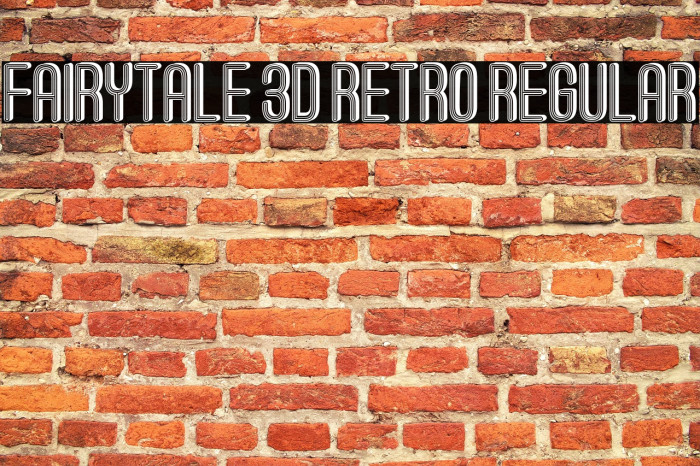 Fairytale 3D Retro Regular Example 2