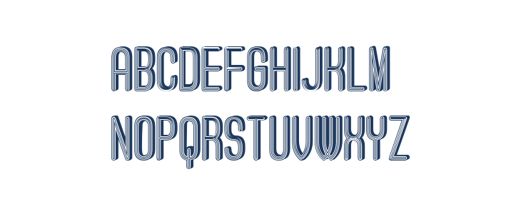 Fairytale 3D Retro Regular Lowercase