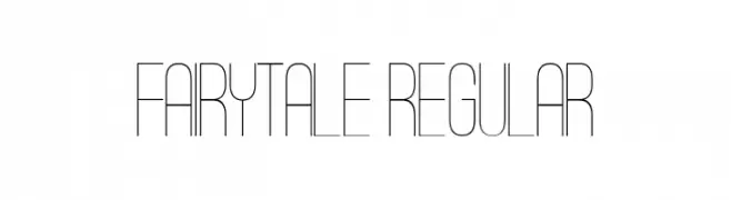 Fairytale Regular  フリーフォントのダウンロード