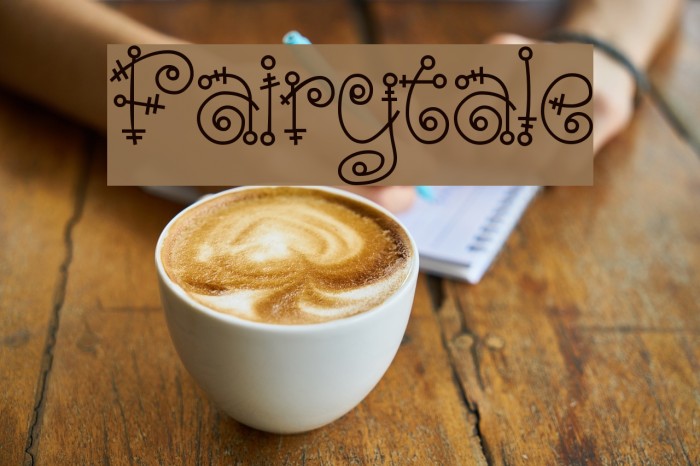 Fairytale Font examples