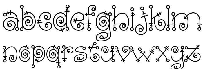 Fairytale Font LOWERCASE