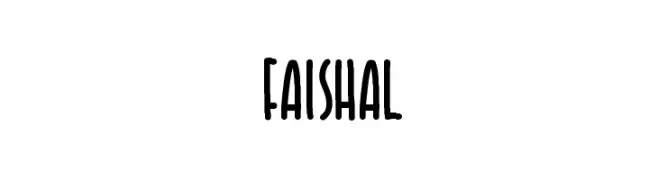 Faishal  नि: शुल्क फ़ॉन्ट्स डाउनलोड