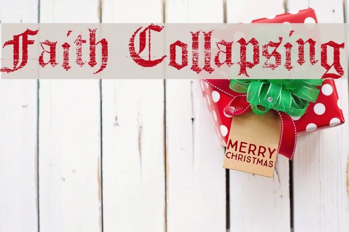 Faith Collapsing Example 2