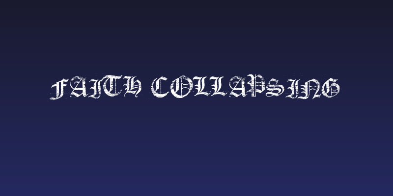 Faith Collapsing Social Header