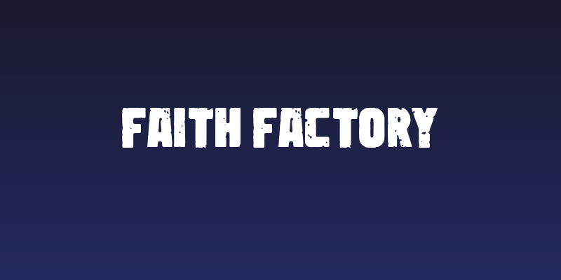 Faith Factory Social Header