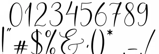 Faith Grace Font OTHER CHARS