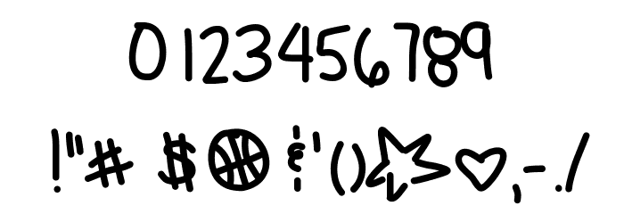 FaithWillBeHere Font OTHER CHARS