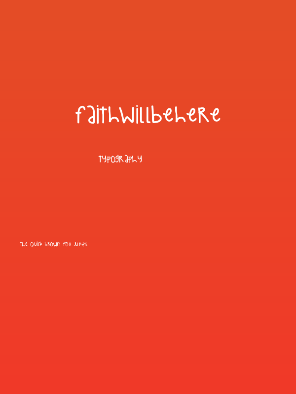 FaithWillBeHere Poster