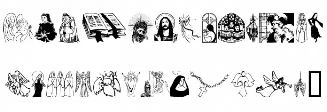 Faith Schriftart Kleinbuchstaben