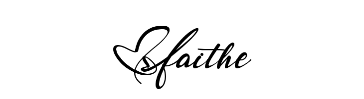 Faithe  フリーフォントのダウンロード