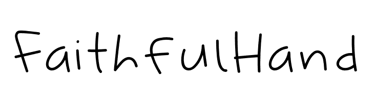 Faithful Hand  Free Fonts Download