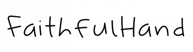 Faithful Hand  font caratteri gratis
