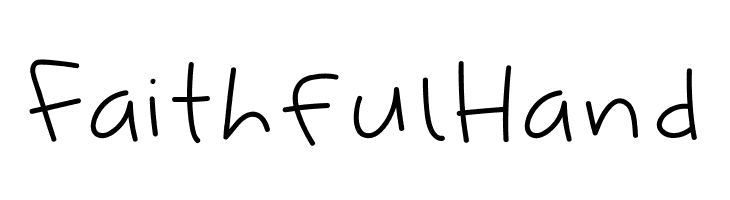 Faithful Hand  font caratteri gratis