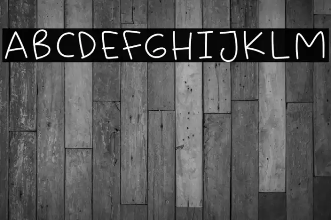 Faithful Hand Font examples