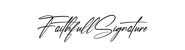 Faithfull Signature  Free Fonts Download