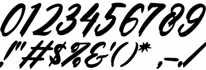 Fake Boss Font OTHER CHARS