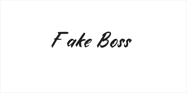 Fake Boss Logo