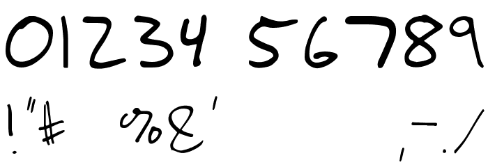 Fake Boyfriend Regular Font OTHER CHARS