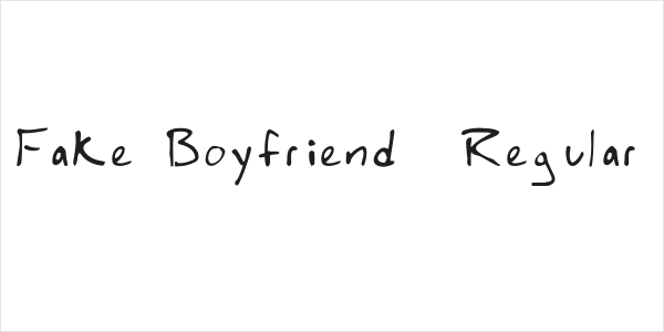 Fake Boyfriend  Regular Logo