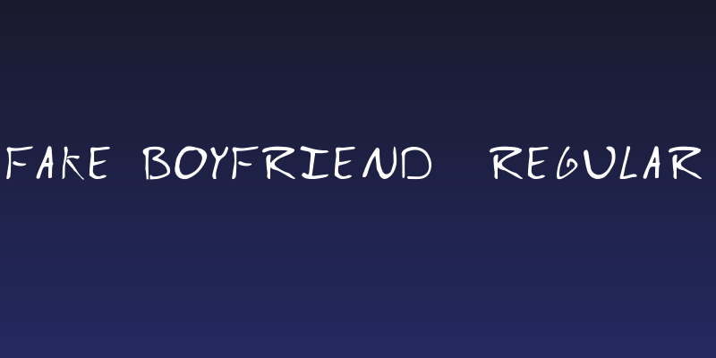 Fake Boyfriend  Regular Social Header