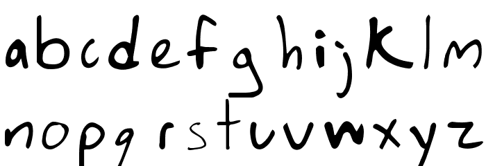 Fake Boyfriend Regular Font LOWERCASE