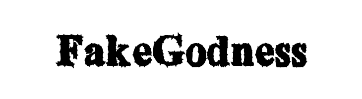 Fake Godness Font