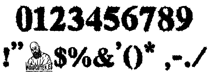 Fake Godness Font OTHER CHARS