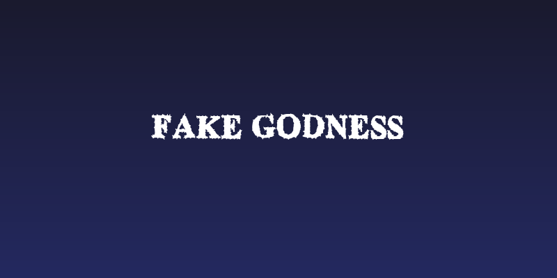 Fake Godness Social Header