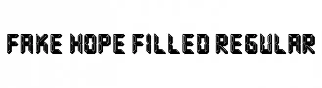 Fake Hope Filled Regular  Frei Schriftart Herunterladen