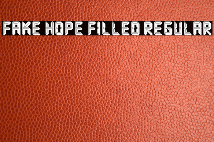 Fake Hope Filled Regular Font examples