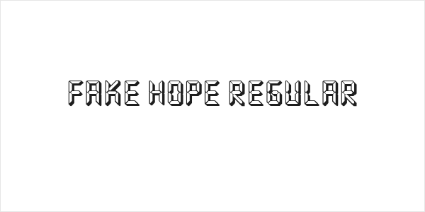 Fake Hope Regular Logo