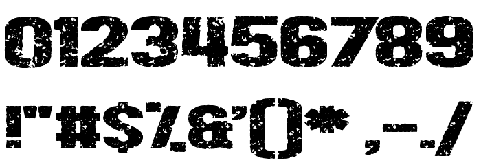 Fake News Font OTHER CHARS