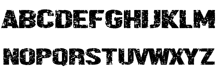 Fake News Font LOWERCASE