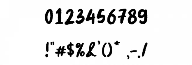 Fake Nice Demo Version Font OTHER CHARS