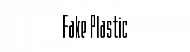 Fake Plastic  baixar fontes gratis