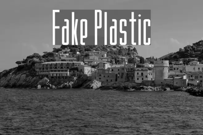 Fake Plastic Font examples