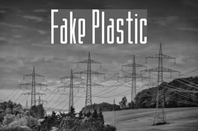 Fake Plastic Font examples