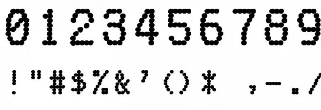 Fake Receipt フォント その他の文字