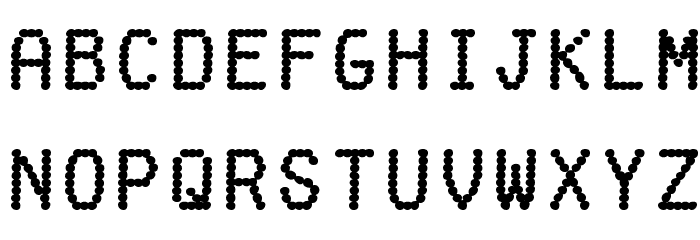 Fake Receipt Font LOWERCASE