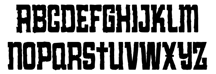 Fake Red Nation Font UPPERCASE
