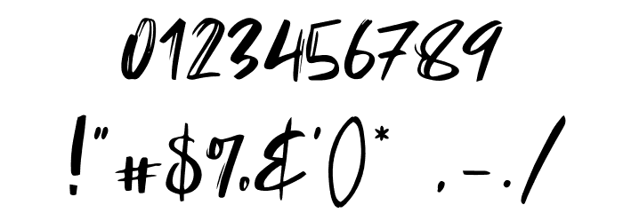 Fake Serif Font OTHER CHARS