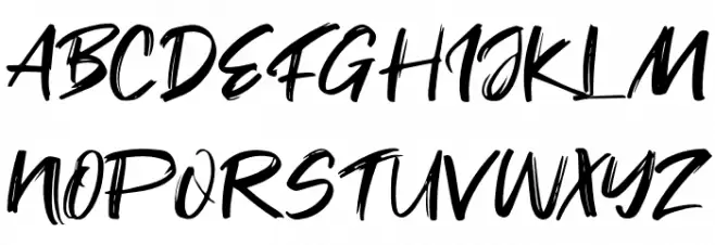Fake Serif Font UPPERCASE