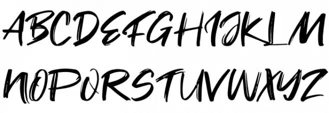 Fake Serif Schriftart Groß