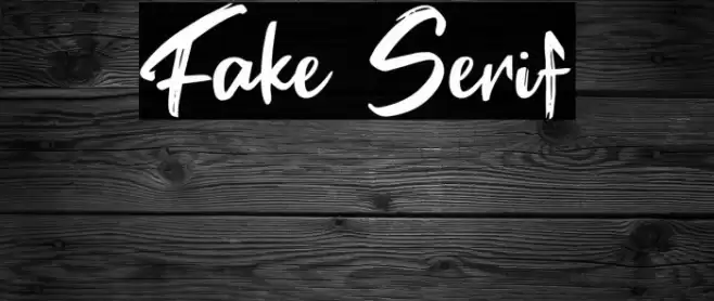 Fake Serif Fuentes examples