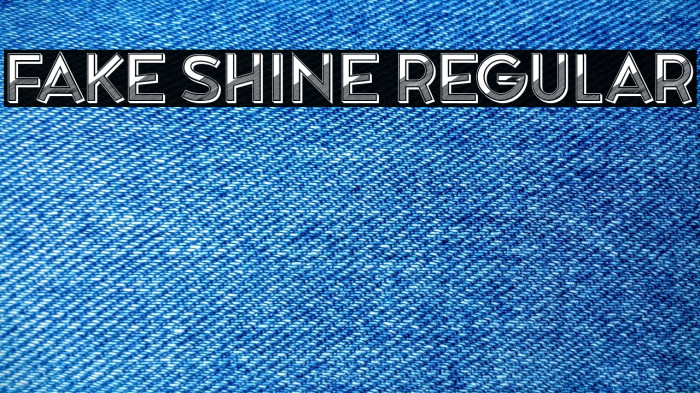 Fake Shine Regular Example 2