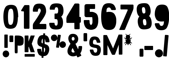 Fake Smiths Font OTHER CHARS
