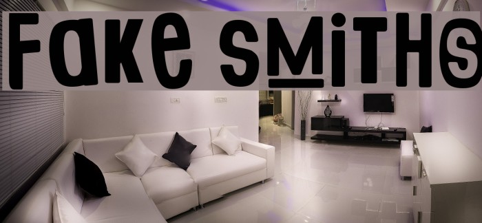 Fake Smiths Font examples