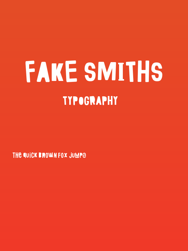 Fake Smiths Poster