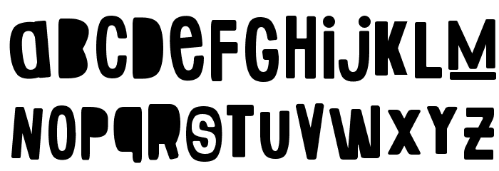 Fake Smiths Font LOWERCASE
